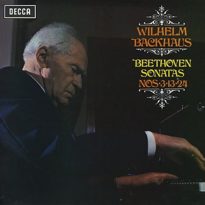 Wilhelm Backhaus, Ludwig Van Beethoven – Sonatas Nos∙3∙13∙24 (LP, Vinyl Record Album)