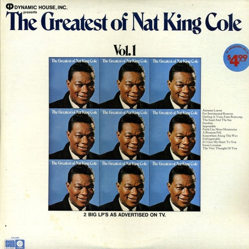 Nat King Cole – The Greatest Of Nat King Cole (LP, Vinyl Record Album)