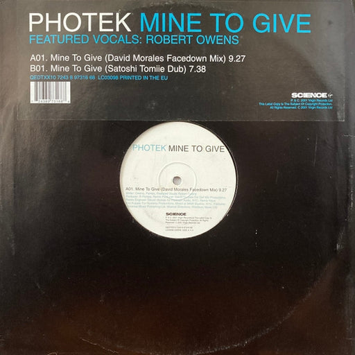 Photek – Mine To Give (LP, Vinyl Record Album)