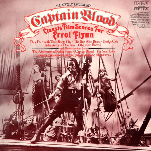 Charles Gerhardt, National Philharmonic Orchestra – Captain Blood — Classic Film Scores For Errol Flynn (LP, Vinyl Record Album)