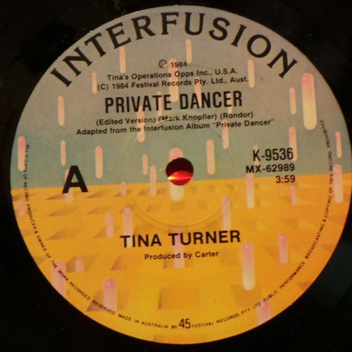 Tina Turner – Private Dancer (LP, Vinyl Record Album)