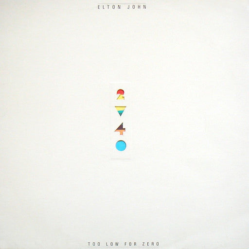 Elton John – Too Low For Zero (LP, Vinyl Record Album)