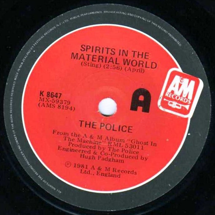 The Police – Spirits In The Material World (LP, Vinyl Record Album)