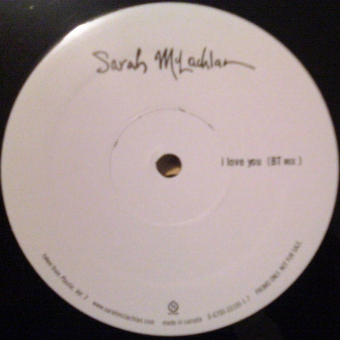 Sarah McLachlan – I Love You (BT Mix) (LP, Vinyl Record Album)