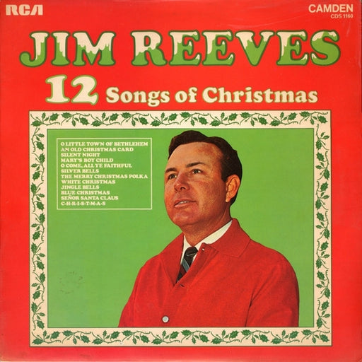 Jim Reeves – 12 Songs Of Christmas (LP, Vinyl Record Album)