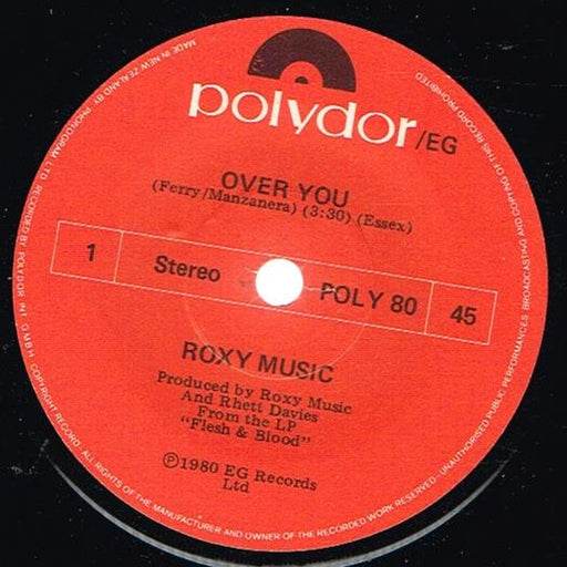 Roxy Music – Over You (LP, Vinyl Record Album)