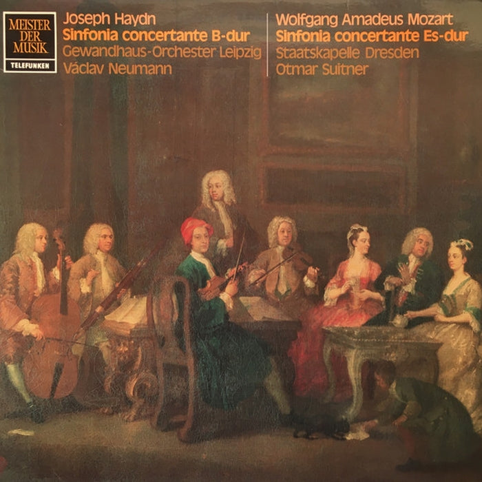 Joseph Haydn, Wolfgang Amadeus Mozart, Gewandhausorchester Leipzig, Václav Neumann, Staatskapelle Dresden, Otmar Suitner – Sinfonia Concertante B-dur / Sinfonia Concertante Es-dur (LP, Vinyl Record Album)