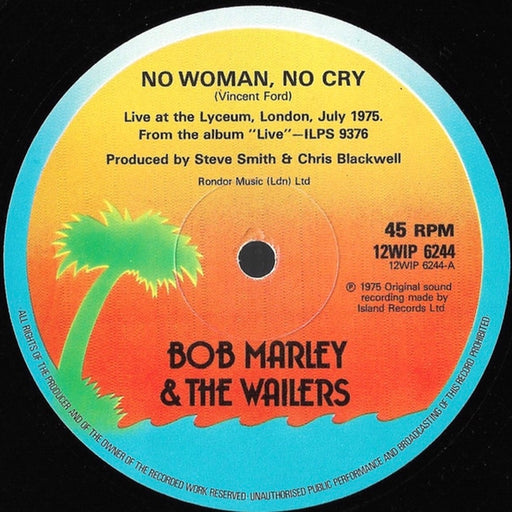 Bob Marley & The Wailers – No Woman, No Cry / Jamming (LP, Vinyl Record Album)