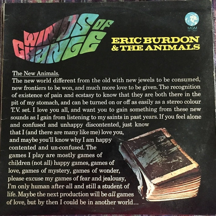 Eric Burdon & The Animals – Winds Of Change (LP, Vinyl Record Album)