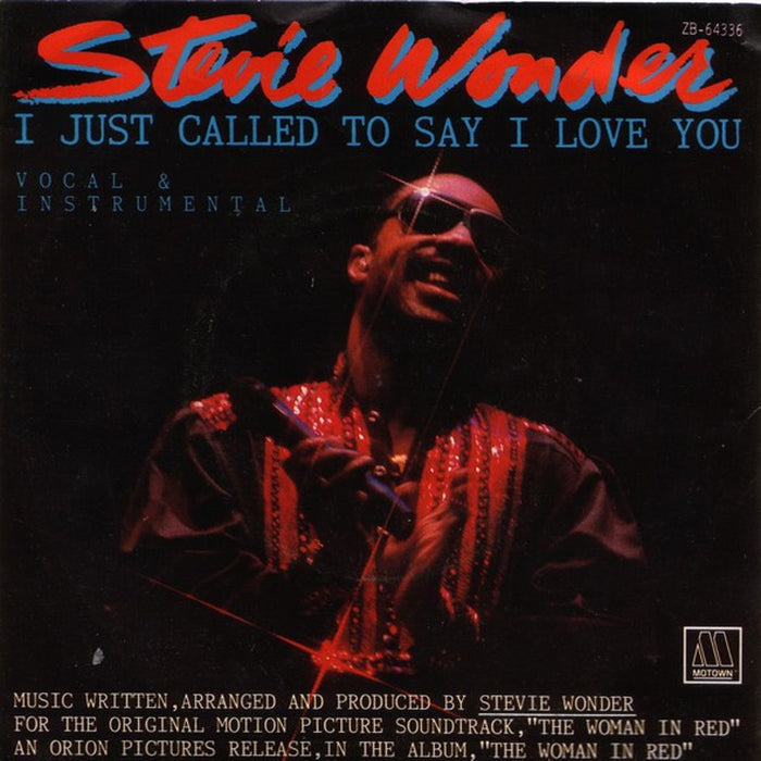 Stevie Wonder – I Just Called To Say I Love You (LP, Vinyl Record Album)