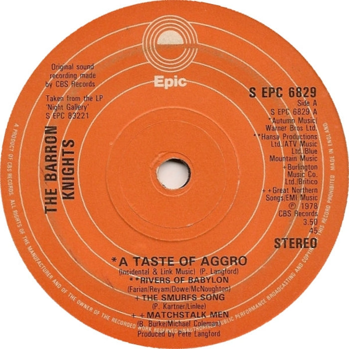 The Barron Knights – A Taste Of Aggro (LP, Vinyl Record Album)