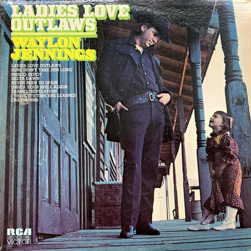 Waylon Jennings – Ladies Love Outlaws (LP, Vinyl Record Album)