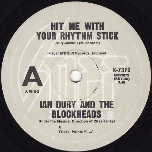 Ian Dury And The Blockheads – Hit Me With Your Rhythm Stick (LP, Vinyl Record Album)