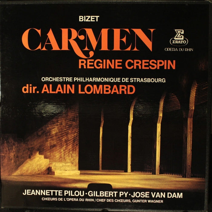 Georges Bizet, Régine Crespin, Orchestre Philharmonique De Strasbourg, Alain Lombard, Jeannette Pilou, Gilbert Py, José Van Dam, Chœur de L'Opéra National Du Rhin, Günter Wagner – Carmen (LP, Vinyl Record Album)