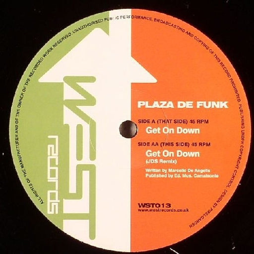 Plaza De Funk – Get On Down (LP, Vinyl Record Album)