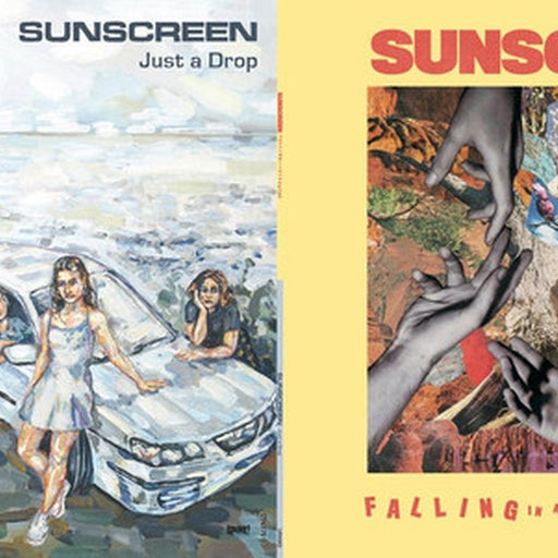 Sunscreen – Falling In An Elevator / Just A Drop (LP, Vinyl Record Album)