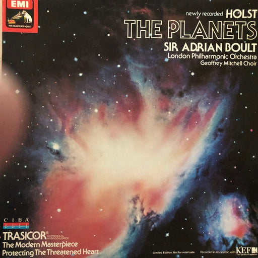 Gustav Holst, Sir Adrian Boult, London Philharmonic Orchestra, The Geoffrey Mitchell Choir – The Planets (LP, Vinyl Record Album)