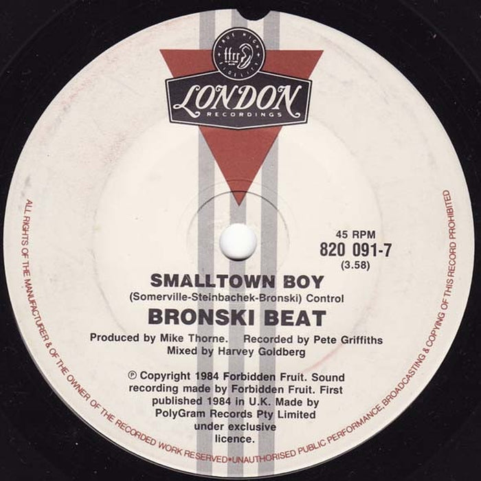 Bronski Beat – Smalltown Boy (LP, Vinyl Record Album)