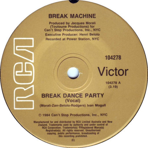 Break Dance Party – Break Machine (LP, Vinyl Record Album)