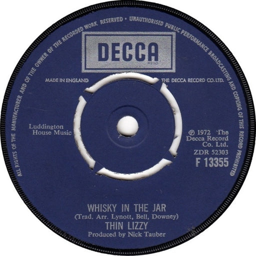 Thin Lizzy – Whisky In The Jar (LP, Vinyl Record Album)