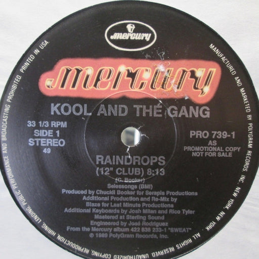 Kool & The Gang – Raindrops (LP, Vinyl Record Album)