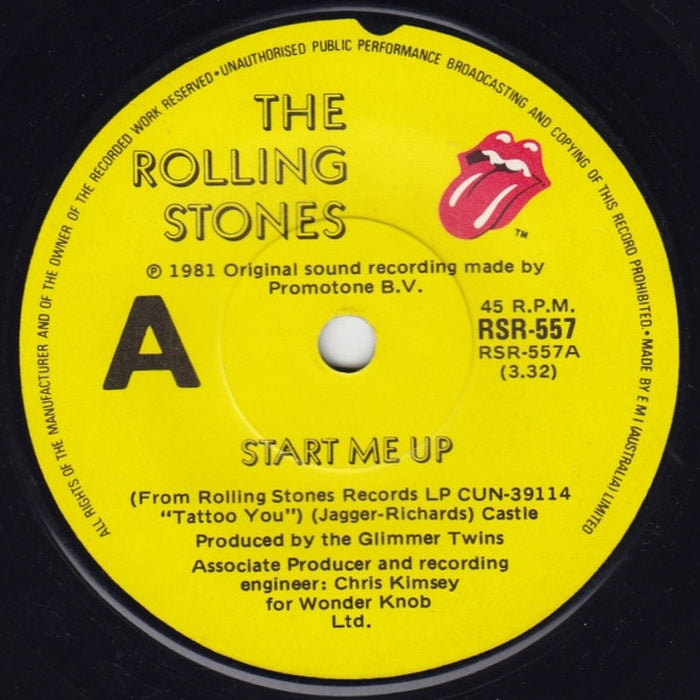 The Rolling Stones – Start Me Up (LP, Vinyl Record Album)