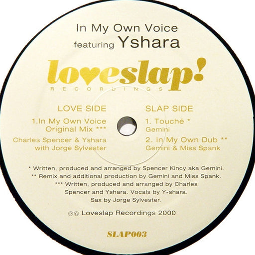 Charles Spencer, Yshara – In My Own Voice (LP, Vinyl Record Album)