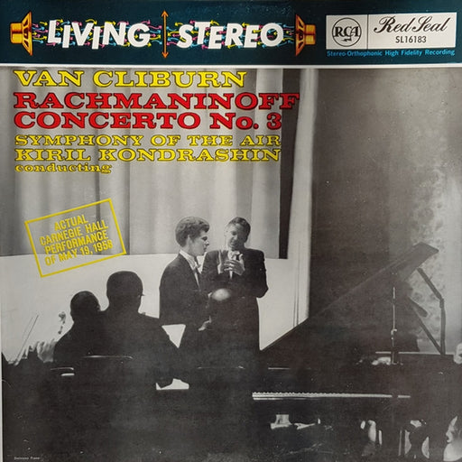 Sergei Vasilyevich Rachmaninoff, Van Cliburn, Symphony Of The Air, Kiril Kondrashin – Concerto No. 3 (LP, Vinyl Record Album)