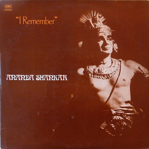 Ananda Shankar – "I Remember" (LP, Vinyl Record Album)