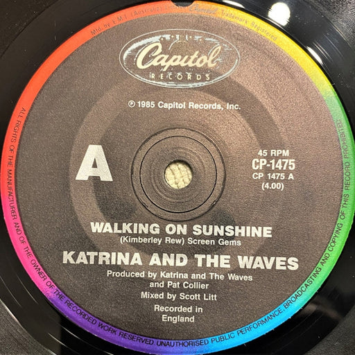 Katrina And The Waves – Walking On Sunshine (LP, Vinyl Record Album)