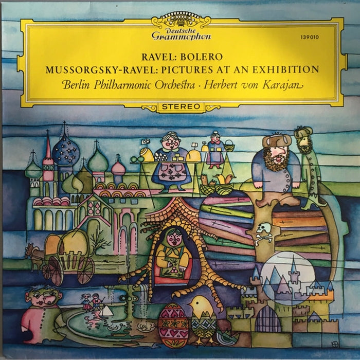 Maurice Ravel, Modest Mussorgsky, Berliner Philharmoniker, Herbert von Karajan – Bolero / Pictures At An Exhibition (LP, Vinyl Record Album)