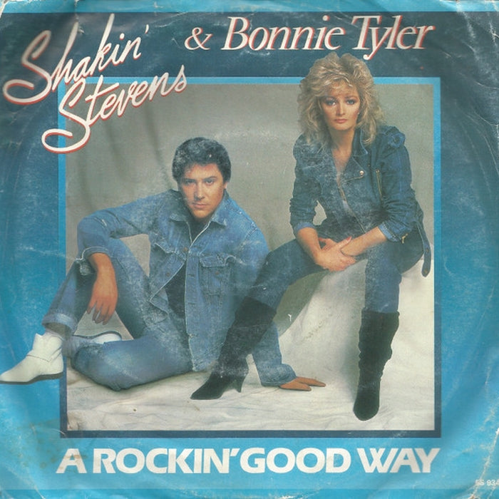 Shakin' Stevens, Bonnie Tyler – A Rockin' Good Way (LP, Vinyl Record Album)