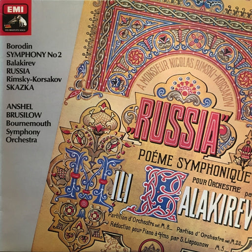 Alexander Borodin, Mily Balakirev, Nikolai Rimsky-Korsakov, Anshel Brusilow, Bournemouth Symphony Orchestra – Symphony No 2 / Russia / Skazka (LP, Vinyl Record Album)