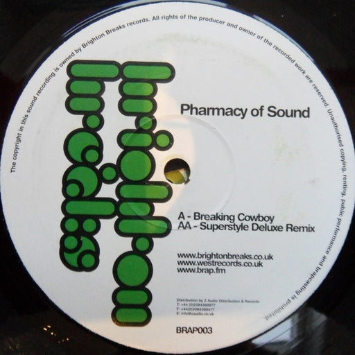 Pharmacy Of Sound – Breaking Cowboy (LP, Vinyl Record Album)