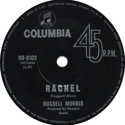 Russell Morris – Rachel (LP, Vinyl Record Album)