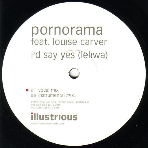 Pornorama – I'd Say Yes (Leliwa) (LP, Vinyl Record Album)