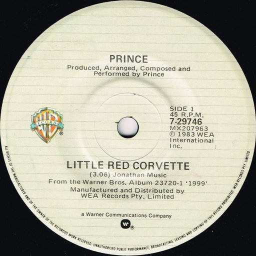 Prince – Little Red Corvette (LP, Vinyl Record Album)