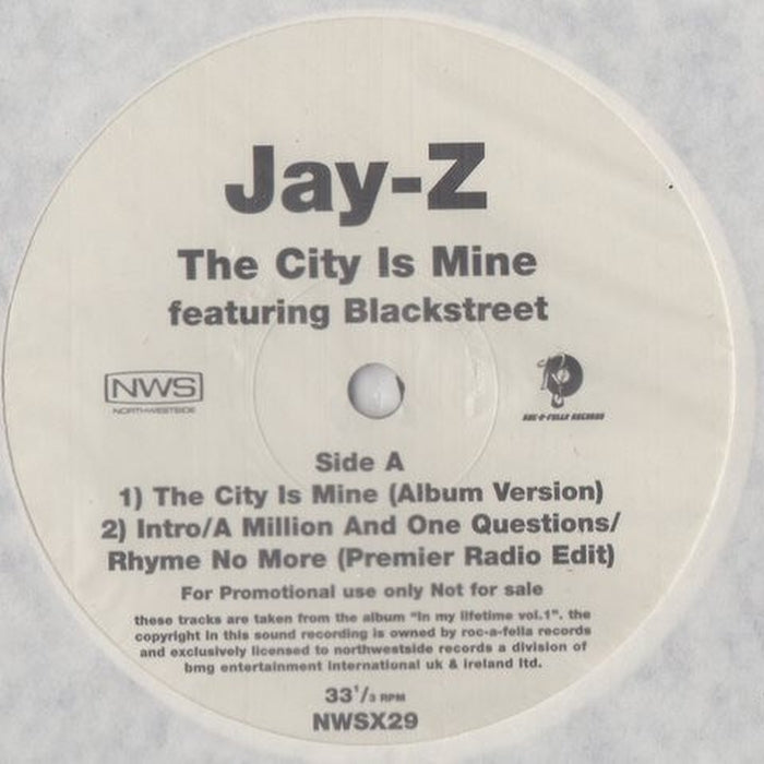 Jay-Z, Blackstreet – The City Is Mine (LP, Vinyl Record Album)