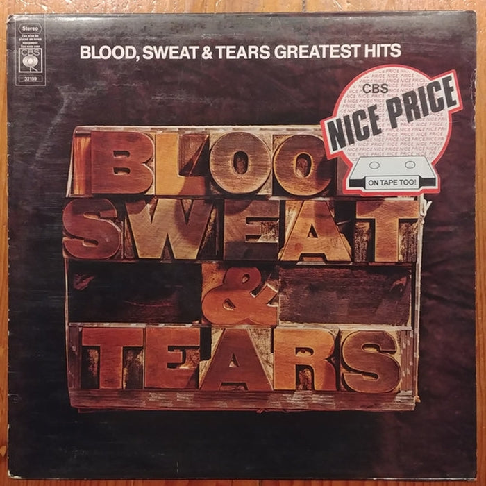 Blood, Sweat And Tears – Blood, Sweat & Tears Greatest Hits (LP, Vinyl Record Album)