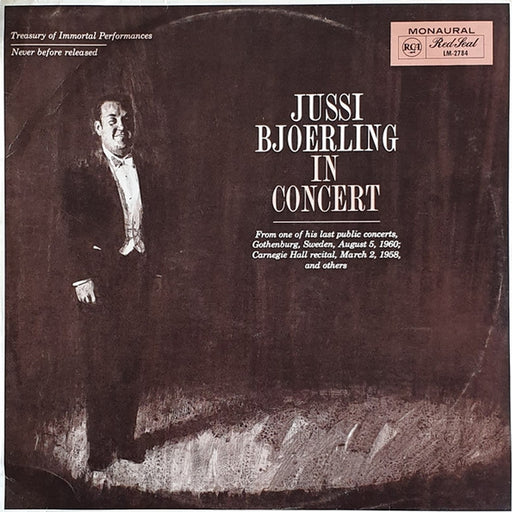 Jussi Björling – In Concert (LP, Vinyl Record Album)