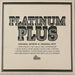 Various – Platinum Plus (LP, Vinyl Record Album)