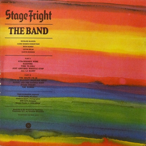 The Band – Stage Fright (LP, Vinyl Record Album)