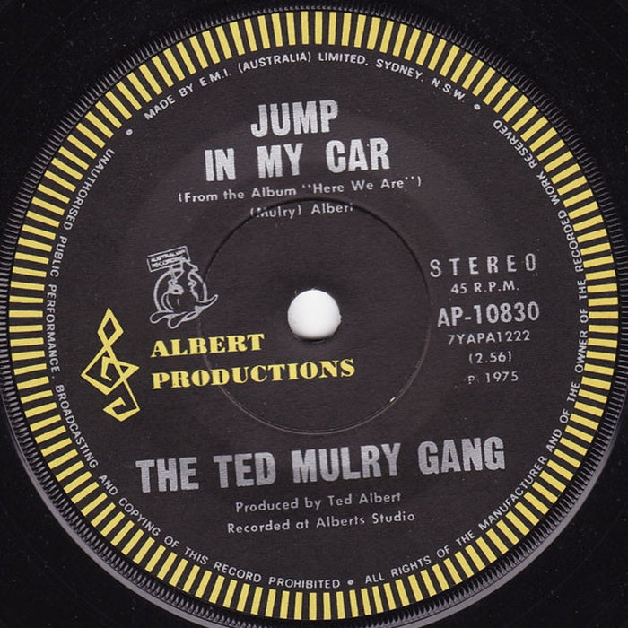 Ted Mulry Gang – Jump In My Car (LP, Vinyl Record Album)