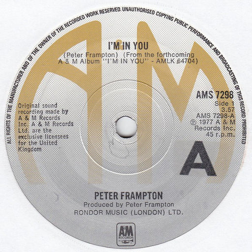 Peter Frampton – I'm In You (LP, Vinyl Record Album)