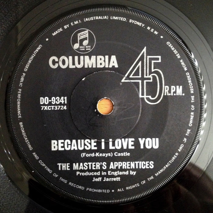 The Master's Apprentices – Because I Love You (LP, Vinyl Record Album)