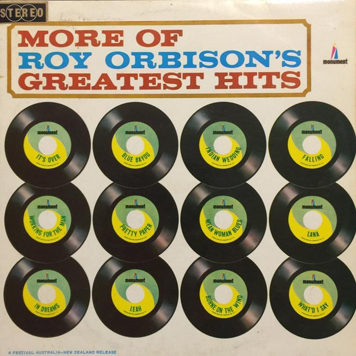 Roy Orbison – More Of Roy Orbison's Greatest Hits (LP, Vinyl Record Album)