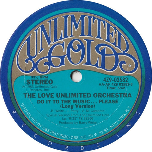 Love Unlimited Orchestra – Do It To The Music... Please (LP, Vinyl Record Album)