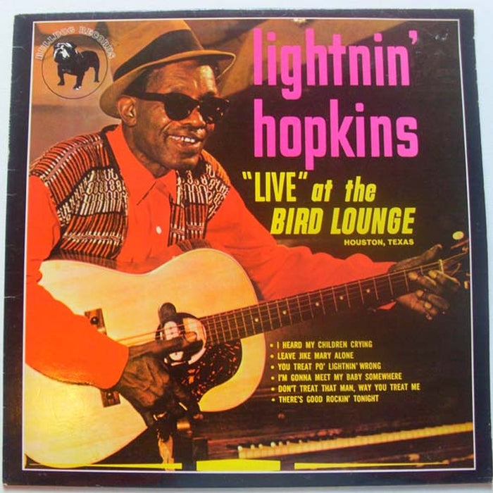 Lightnin' Hopkins – "Live" At The Bird Lounge (Houston, Texas) (LP, Vinyl Record Album)