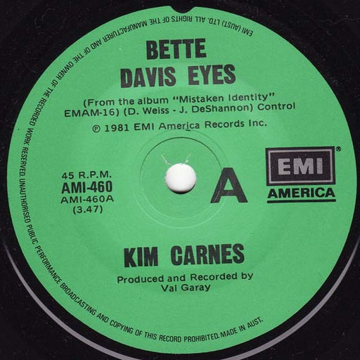 Kim Carnes – Bette Davis Eyes (LP, Vinyl Record Album)