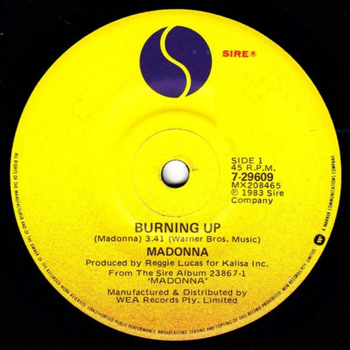 Madonna – Burning Up (LP, Vinyl Record Album)